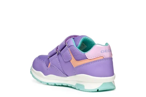 Geox Kids Trainers | Pavel | Lilac & Watersea