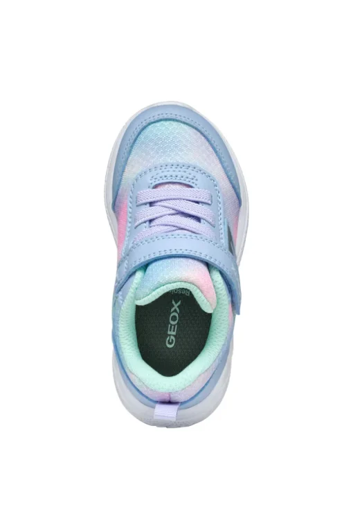 Geox Kids Trainers | Sprintye | Sky & Multi