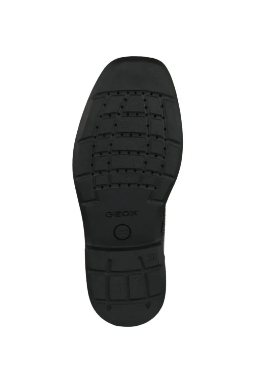 Geox School Shoes | Federico Brogue Lace Up | Black