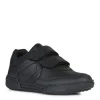 Geox School Shoes | Poseido Velcro | Black