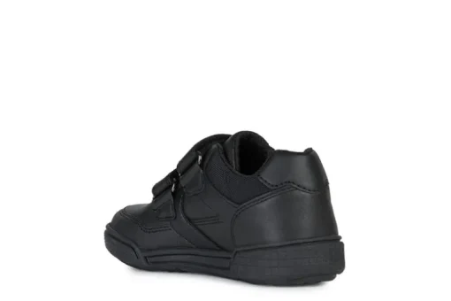 Geox School Shoes | Poseido Velcro | Black