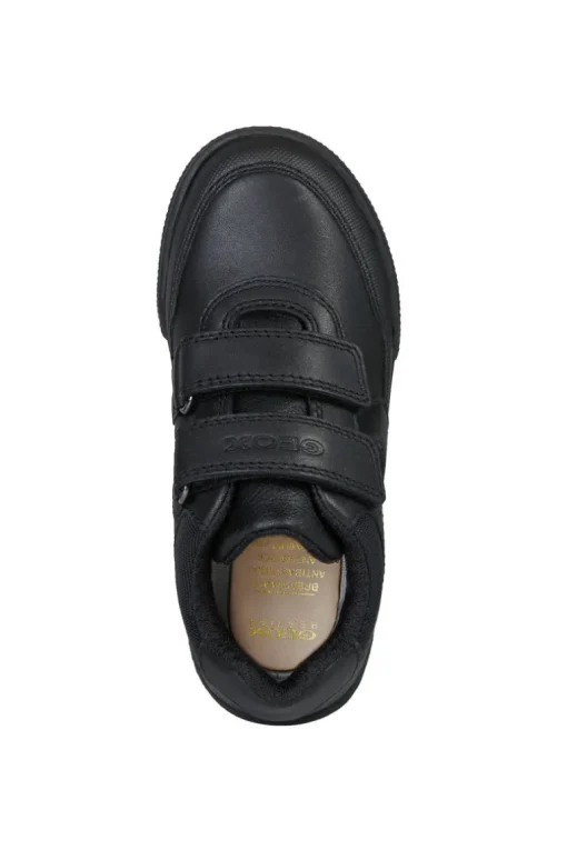 Geox School Shoes | Poseido Velcro | Black