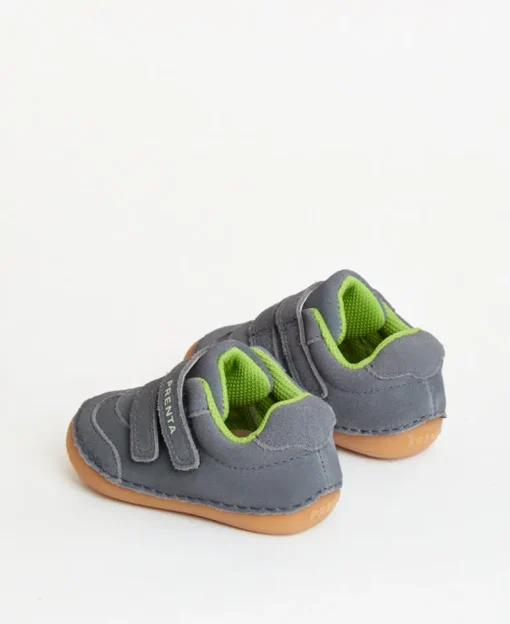 Prenta First Walker Shoes | Rocket | Charcoal Suede