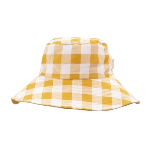 Rockahula Kids Sun Hat | Retro Checked | Orchre