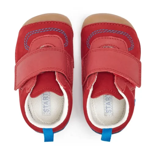 Start-Rite Cruiser Shoes | Shuffle | Nubuck Leather Red
